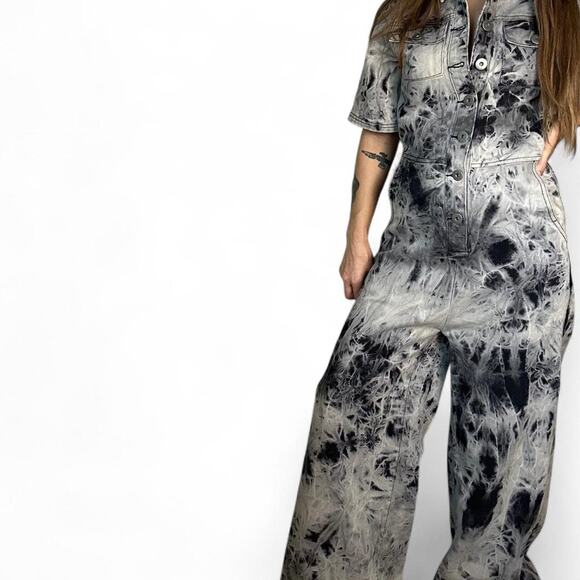 One above another smokey wideleg jumpsuit - Picture 1 of 3